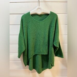 GREEN KNIT SWEATER – Size Estimated XL/XXL